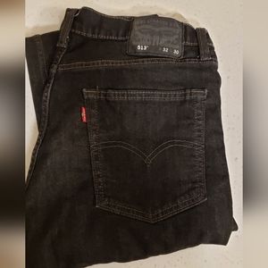 Levi's 513 32x30 black jeans